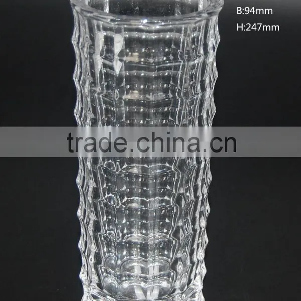 Wedding Family Decoration Clear Glass Vase