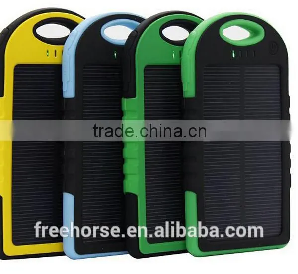 Manufacturer China,10000mAh Portable Solar Charger Solar Cell Phone Charger With CE ROHS photo-2