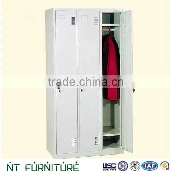 Personal Storage Half Height 3 Door Changing Room Kids Metal Locker photo-3