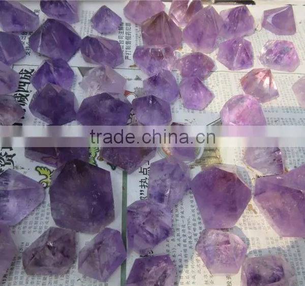Wholesale Special Shape Amethyst ,crystal Pyramid Shaped Paperweight photo-2