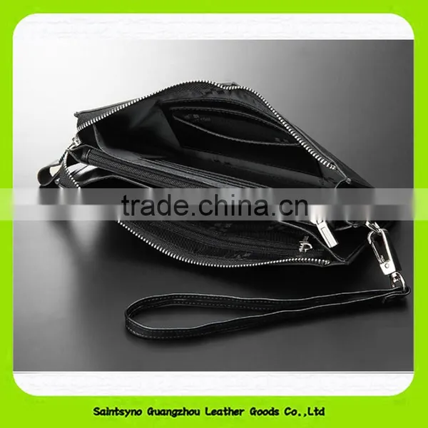 15714 Brand RFID Wallet Real Leather RFID Blocking Travel Wallet Men photo-4