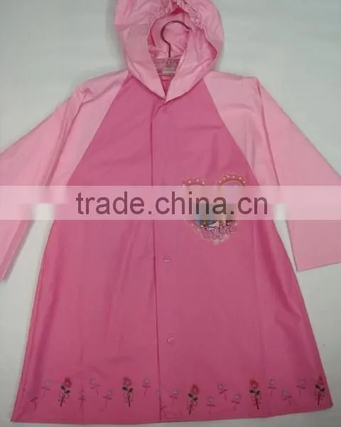 Yellow 100%waterproof Pvc Raincoat - Buy Pvc Raincoat,Teenage Raincoats,Yellow Fashion Pvc Raincoat photo-3