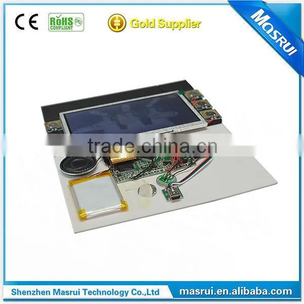 Video Business Card With 4.3 Inch Lcd Video Card Module and A5 Landscape Size photo-3