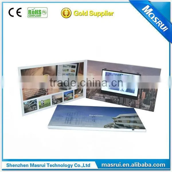2015 New Arrival Custiomized Screen 2.4 - 10.1 Lcd Screen TV in a Card Video Brochure photo-3