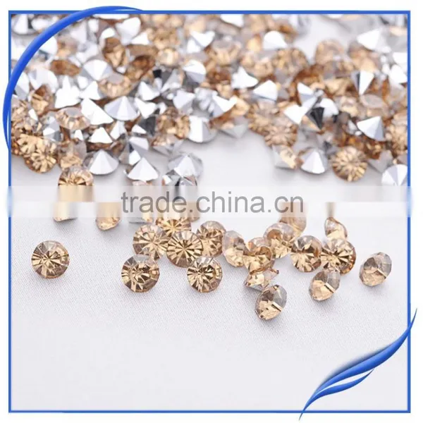 Point Back Chaon 8mm Rhinestone 888 Chaton Stone for Jewelry Accessary ,wedding Dress Saree photo-2