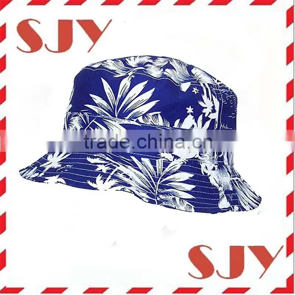 Custom Printed Floral Bucket Hat Wholesale photo-3