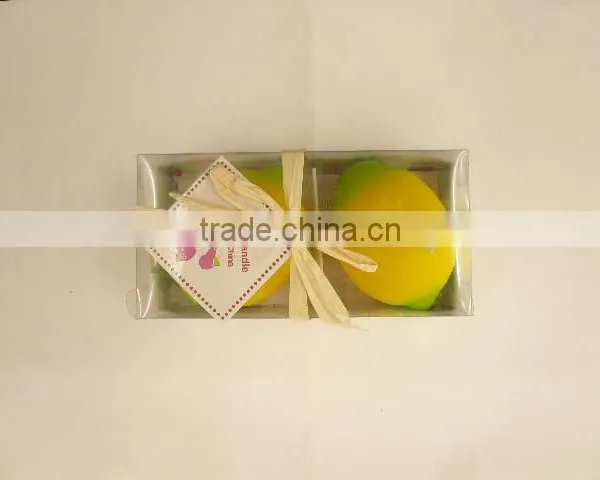 different sizes fruit shaped candle