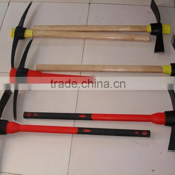 Pickaxe, With Fiberglass Handle P406, Forged Railway Steel photo-4