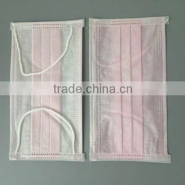 Disposable Face Mask Machine Made Bulk Nonwoven Face Mask photo-3