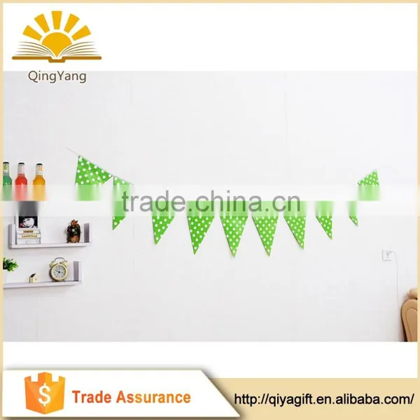 Hot Sale Party Banner Colorful Dot String Flag Cheap Party Pennant Decorations photo-2
