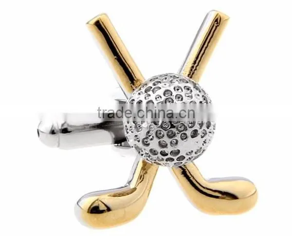 Customized Two Tone Novelty Fashion Jewelry Brass Cufflinks photo-2