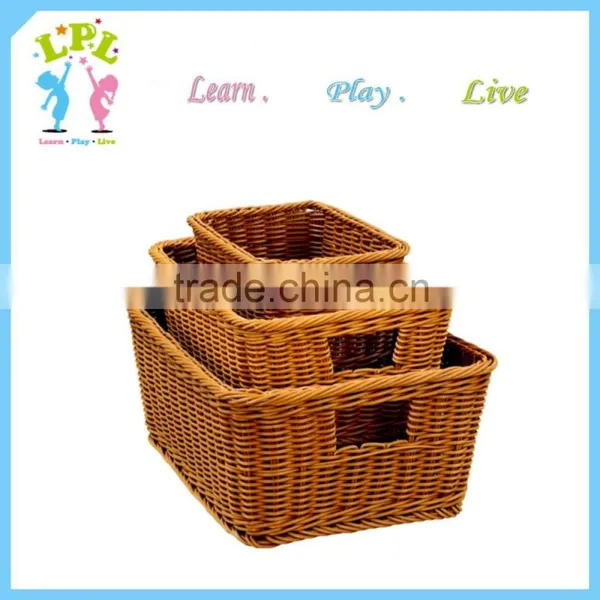 2016 Wholesale High Quality Durable Washable Multi-function Wicker Storage Basket Wicker Basket Drawers photo-4