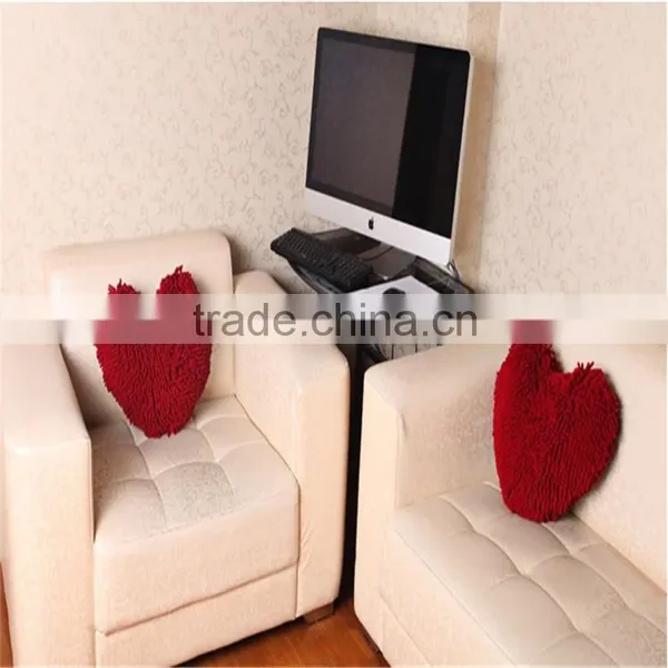 Polyester Heart-shaped Pillow