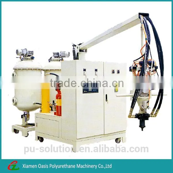 Making Shoes Soles Insoles Low Pressure Polyurethane Foam Injection Machine photo-2
