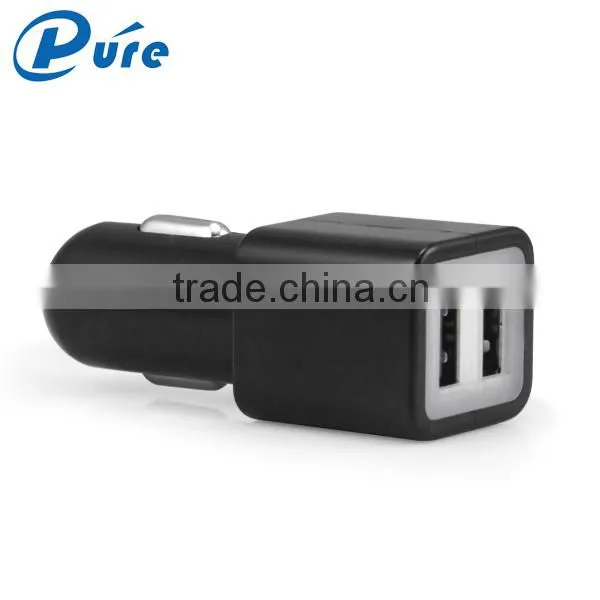 CE FCC ROHS Approved 2.4A/3.1A Quick Charge Car Charger 2 USB Port ABS+PC Material For IPhone 6 IPad Samsung photo-6