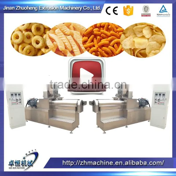 Snack Food Machine Processing Line/Snack Food Extruder Machine/Puff Snacks Machine