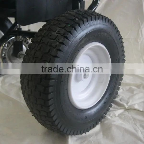 Manual Walk-behind Spreader for Fertilizer Sand Salt Garden Lawn Fertilizer Spreader photo-2