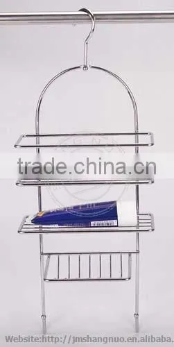 2 Tier Iron Wire Bathroom Hanging Wire Rack Display Rack photo-2