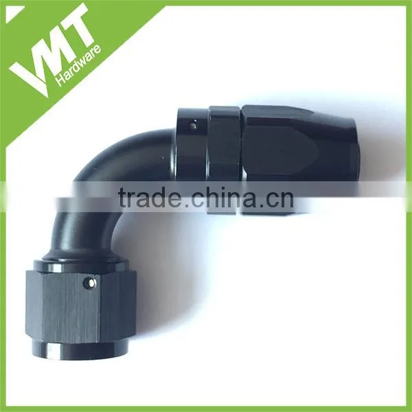 AN6 Oil Fuel Gas Line Adaptor Swivel Adapter AN Black Hose Ends photo-3