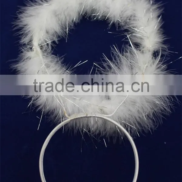 Party Girl Fashion Headband Flower Headband Feather Hairband photo-2