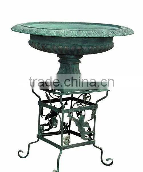 Indoor Cast Iron Flower Pot Decorative Flower Pot for Home and Hotel photo-2