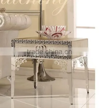 Stainless Steel Coffee Table PU Material photo-2