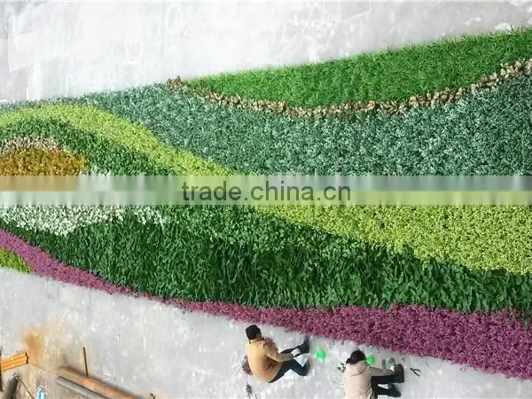 Home and Outdoor Decoration Synthetic Cheap Artificial Vertical Green Grass Wall E08 04B11 photo-4