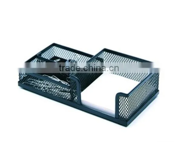 Black Metal Mesh Office Desk Note Stationery Clip Holder photo-2