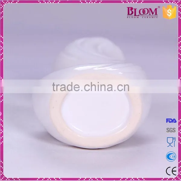 White Ceramic Craft Decoration Flower Vase Stand photo-6