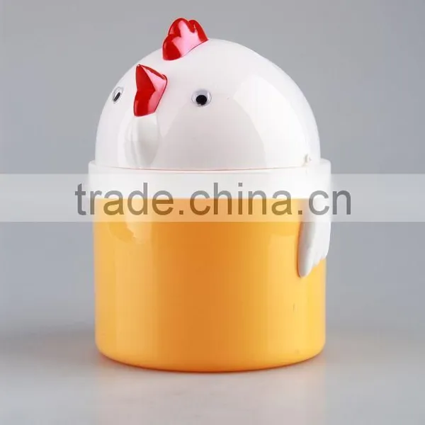 Household Garbage Can/Desktop Bin With Cartoon Patterns Plastic Trash Can photo-3