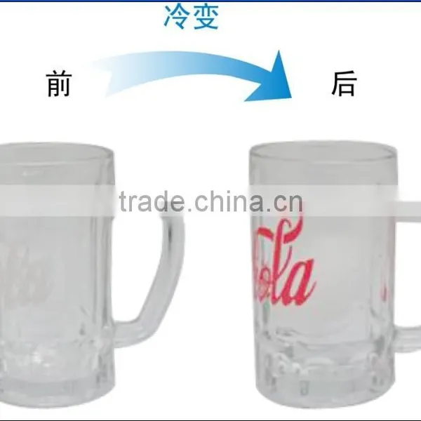 Custom Made Cold Color Change Glass Beer Mugs photo-3