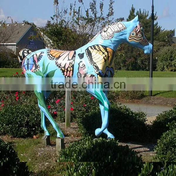 Sales Promotion Designer Home Decor Lifesize Fiberglass Horse photo-4