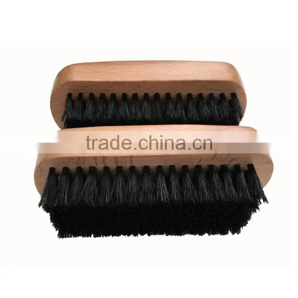 Black Boar Bristle Brush, Beech Wood Handle, Male Special Beard Brush, Can Engrave Logo photo-3