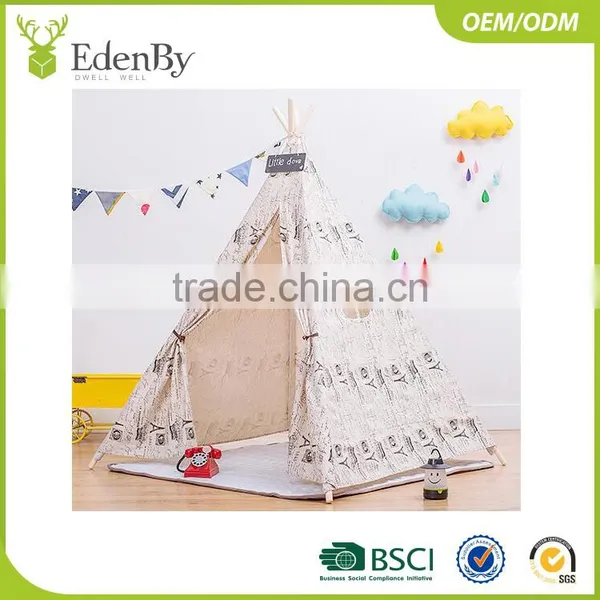 Teepee Indian Tents Children Kids Cloth Teepee Tent photo-2