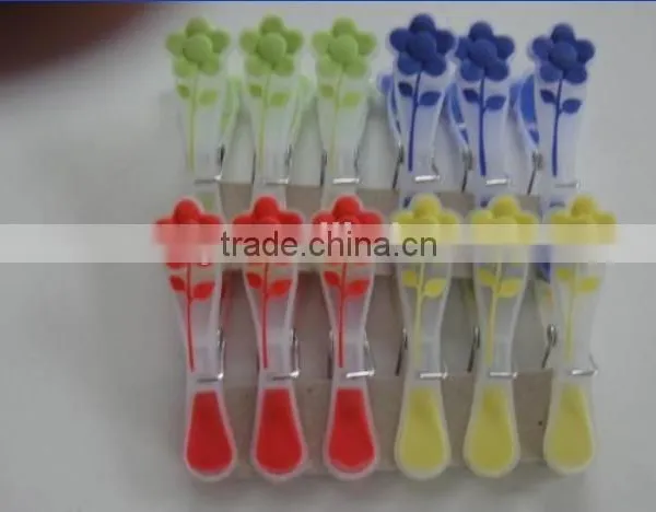 Plastic Colourful Clothes Hangers Plastic Clothespin/clothes Peg/clothes Clip photo-4