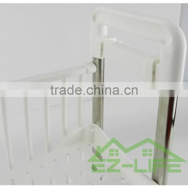 2017 Best Selling 2 Tiers Chrome Plated Kitchen Accessory Dish Rack/ Dish Drainer/Plate Rack photo-4