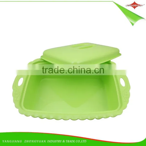 ZY-F3001 Practical Big Size PP Fruit Bowl Vegetable Bowl With PP Cover photo-3