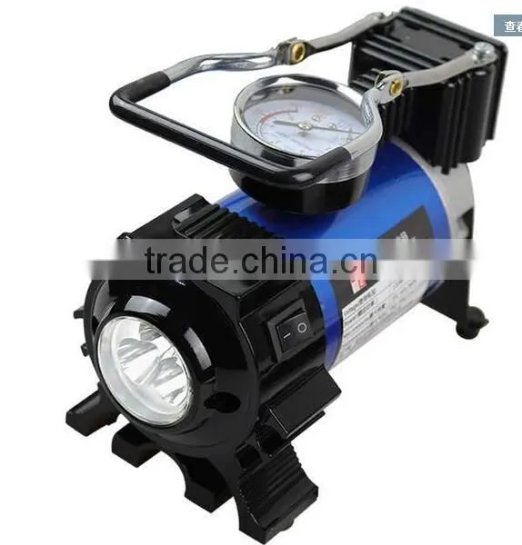 12V 150psi Metal Portable Mini Air Compressor With Flash Light photo-4