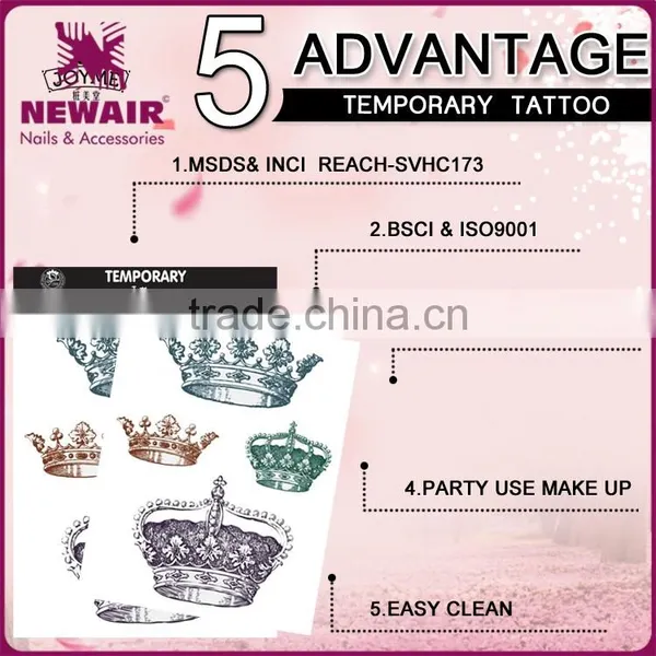 New Design Fashion Temporary Tattoo Stickers Temporary Body Art Waterproof Tattoo Pattern photo-4