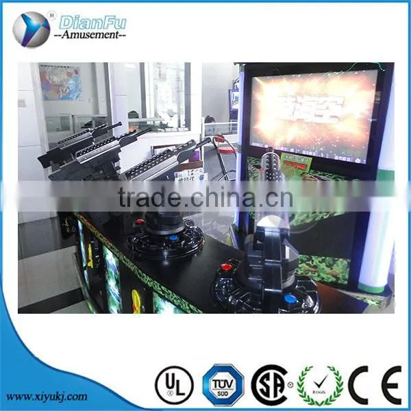 2016 New Amusement Four Players 50 Inch Ultimate War Coin Operated Gun Arcade Video Shooting Game Machine photo-3
