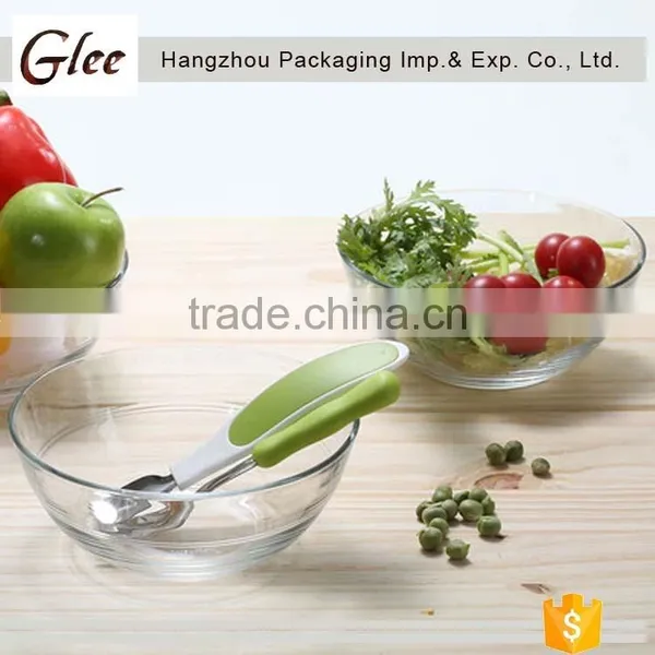 Ec-friendly Useful Top Quality Round Super Clear Glass Salad Bowl photo-2