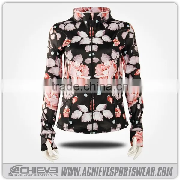 2016 Custom Yoga Wear Apparel Wholesale Yoga Jacket photo-2