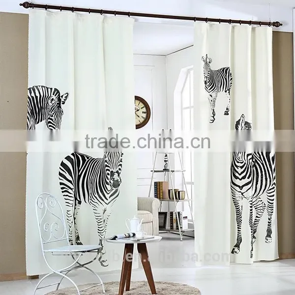 Window Curtain Designs Digital Curtain 3D Printing on Fabric photo-4