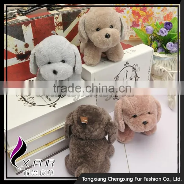 CX-R-53 Wholesale In Stock Cute Toy Real Fur Keychain Hang Decorations For Bag photo-4