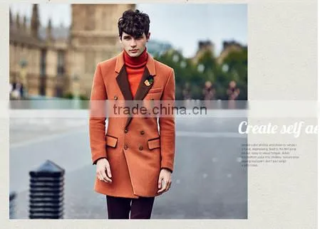 Vintagel Wool Men Coat Winter Coat photo-5