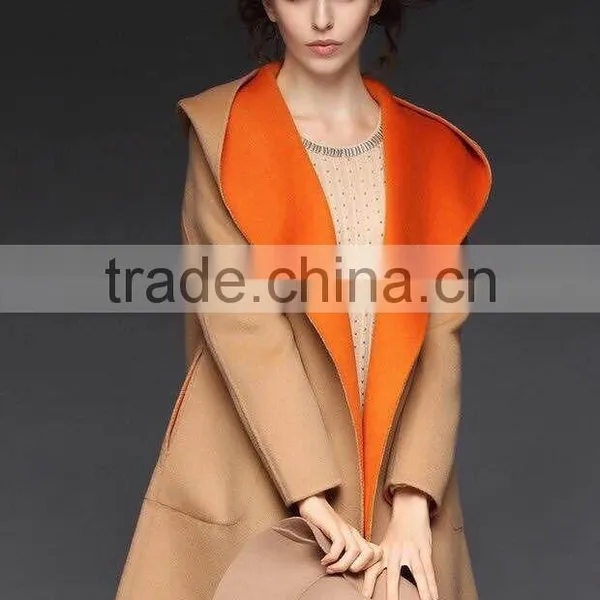 100% Hand Made 100% Wool Winter Women Coat photo-3