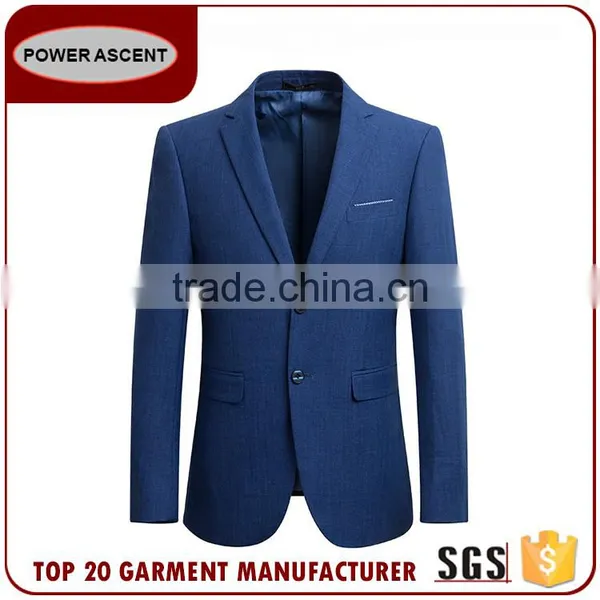 Oem Design Blue Custom Blazer Men Casual Latest Suits Jacket In Fashion photo-4
