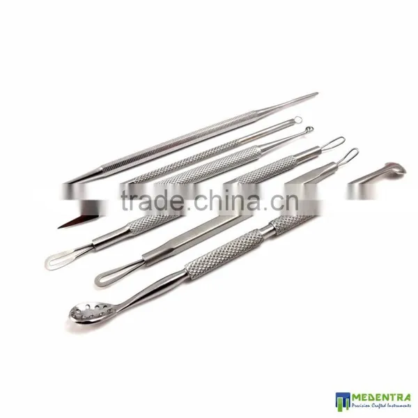 Advanced Comedones Blackheads Removal Kit Acne Blemish Extractor Whiteheads Skin