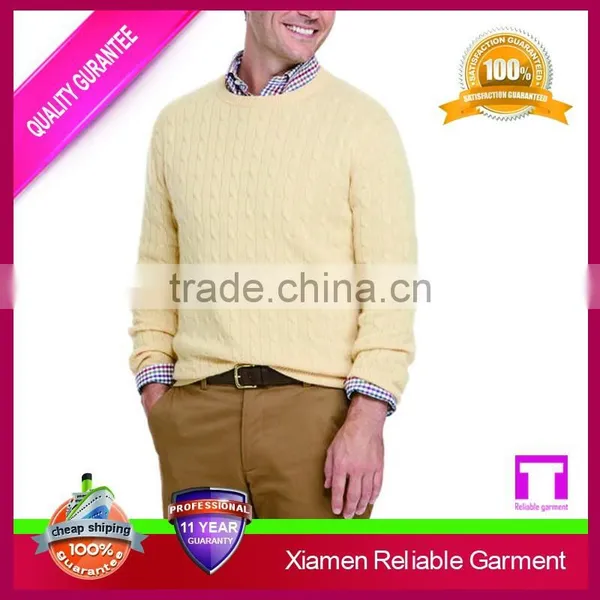 Classic Cable Wool Sweater Design for Man photo-3
