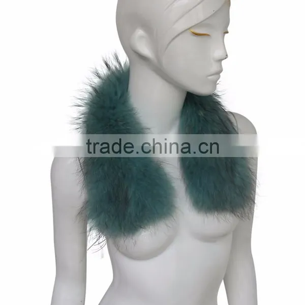 Myfur Ladies Fashionable Genuine Raccoon Customized Fur Collar Silver Fox Fur photo-4